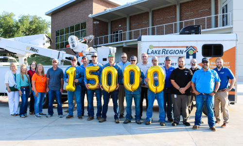 Lake Region Technology & Communications Reaches 15,000 Fiber Subscribers